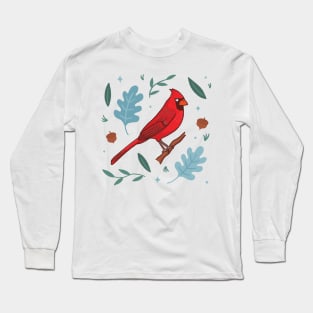 Winter Cardinal Long Sleeve T-Shirt